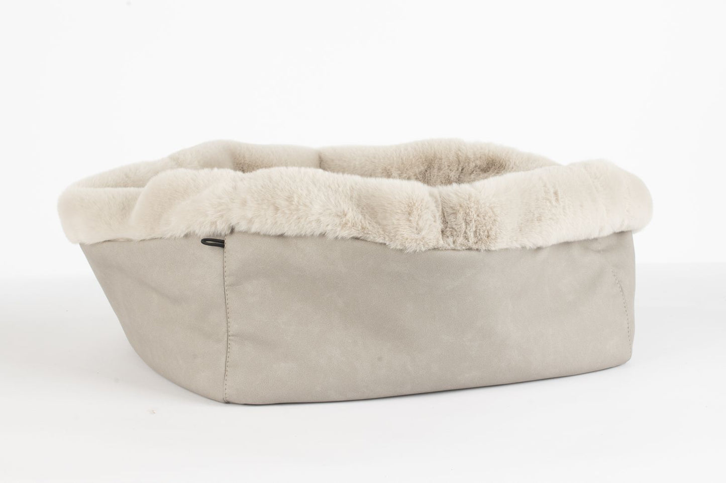 Hundetasche Weekender platingrey-wildberry, silver Inlay