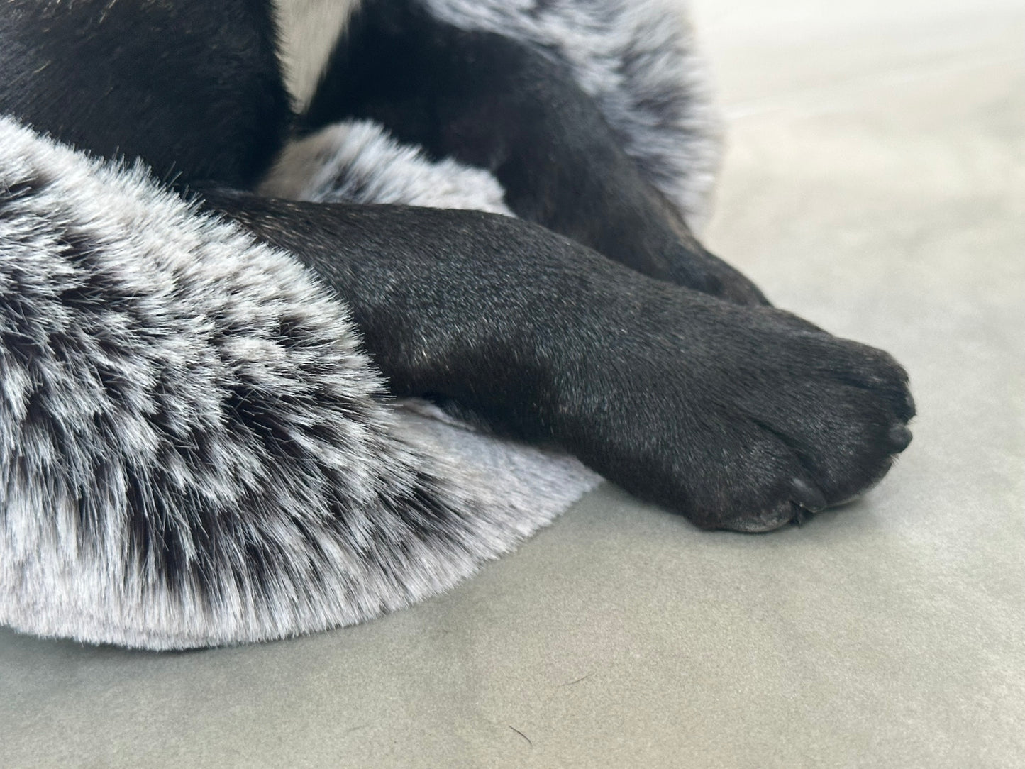 Hundetasche Weekender platingrey-dustyrose, salt & pepper Inlay