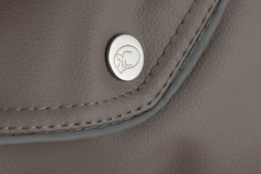 Bolso de viaje para perros Weekender [[ Dark Taupe - Dusty Rose ]]