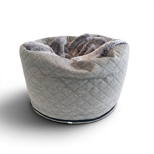 dog bed - Hideaway cave stitch
