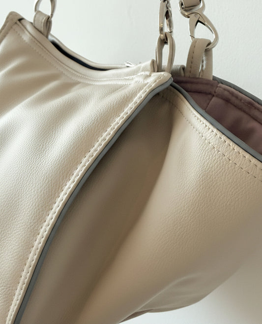 Weekender - ice, dusty rose