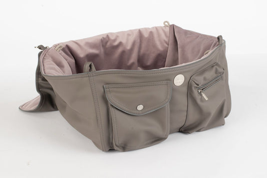 Bolso de viaje para perros Weekender [[ Dark Taupe - Dusty Rose ]]