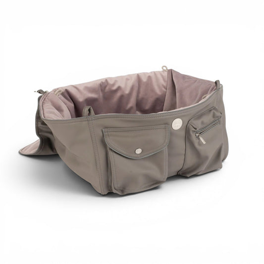 Bolso de viaje para perros Weekender [[ Dark Taupe - Dusty Rose ]]