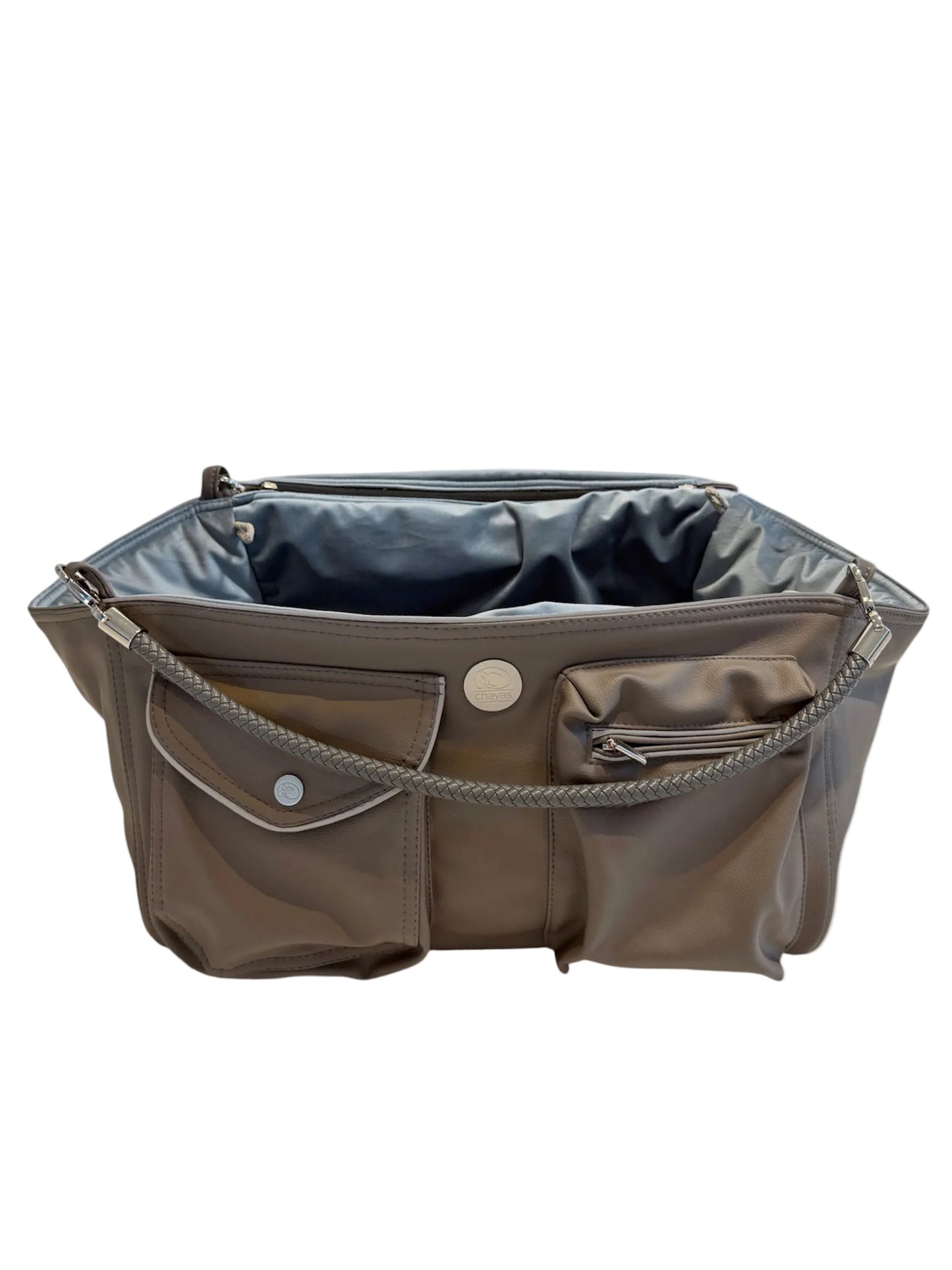 Weekender - Dark Taupe / Ice Blue
