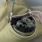 Bolsa de transporte para perros Weekender 4Seasons, verde musgo, M