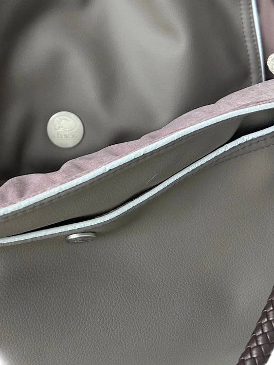 Bolso de viaje para perros Weekender [[ Dark Taupe - Dusty Rose ]]
