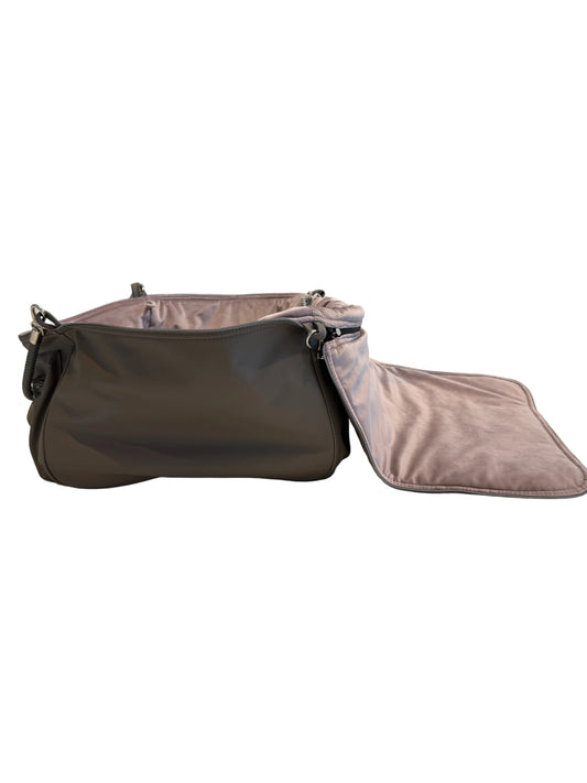 Bolso de viaje para perros Weekender [[ Dark Taupe - Dusty Rose ]]
