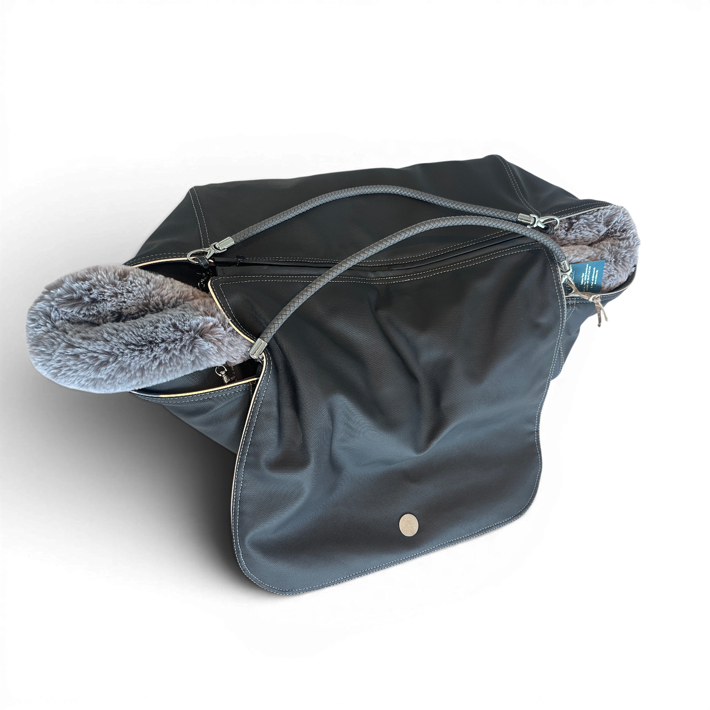 Weekender 4Estaciones, negro con costuras en contraste, M