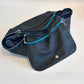 Bolsa de transporte para perros Weekender 4Seasons, negro turquesa, M