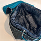Bolsa de transporte para perros Weekender 4Seasons, negro turquesa, M