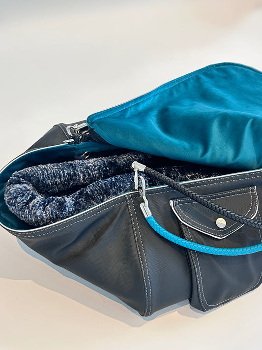 Weekender 4Seasons — Black / Turquoise, size M