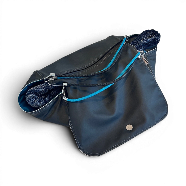 Weekender 4Seasons — Black / Turquoise, size M