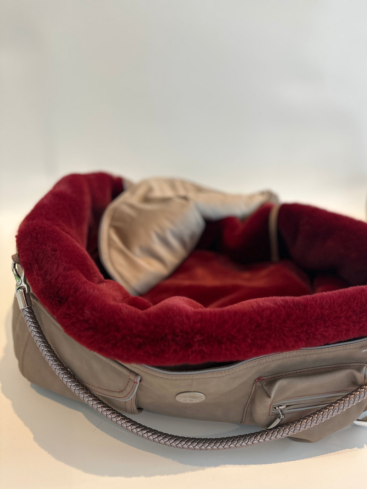 Bolsa de transporte para perros Weekender 4Seasons [[ Color: sandy red, Talla: M ]]