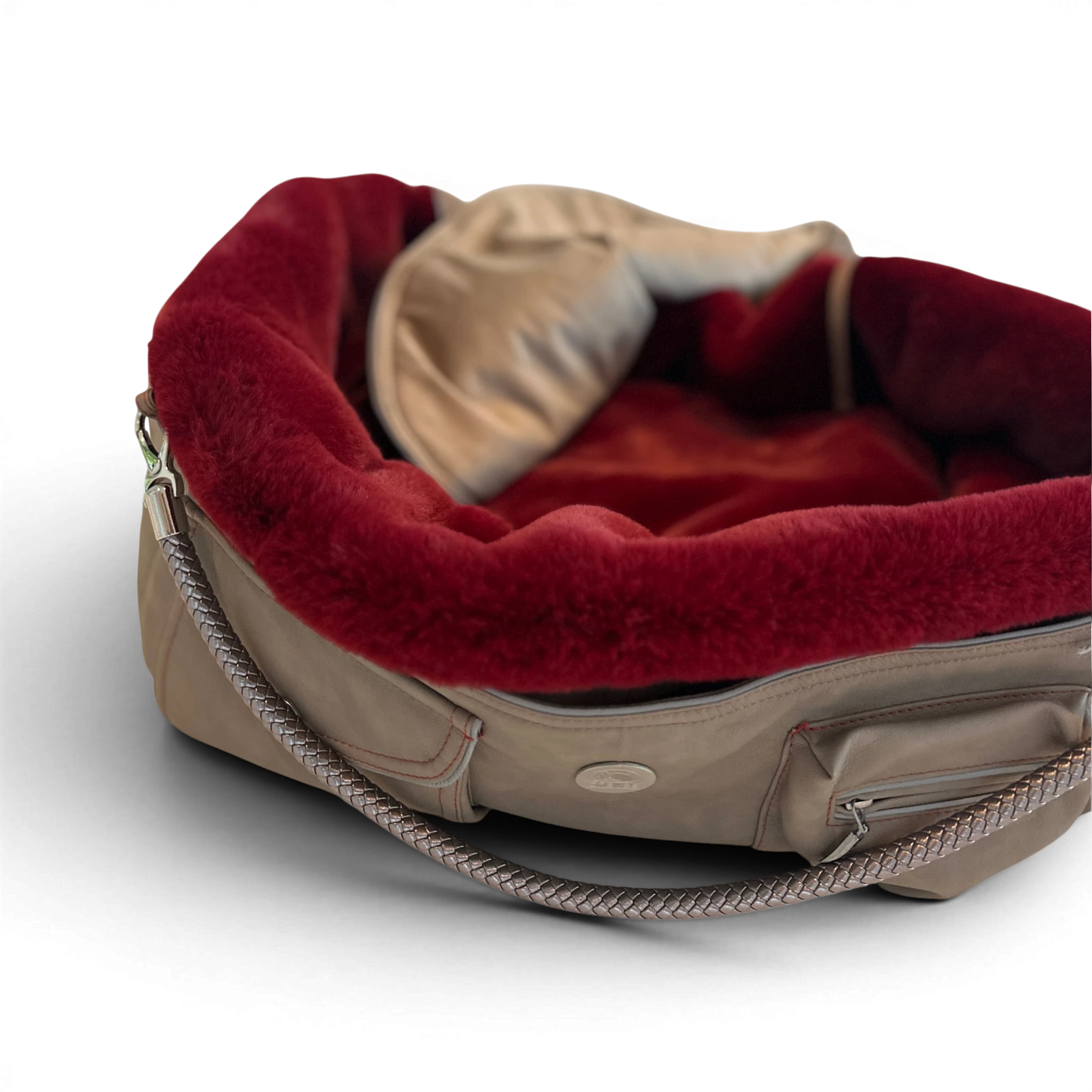 Bolsa de transporte para perros Weekender 4Seasons [[ Color: sandy red, Talla: M ]]