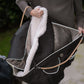 Bolsa de transporte para perros Weekender 4Estaciones, antracita natural, M