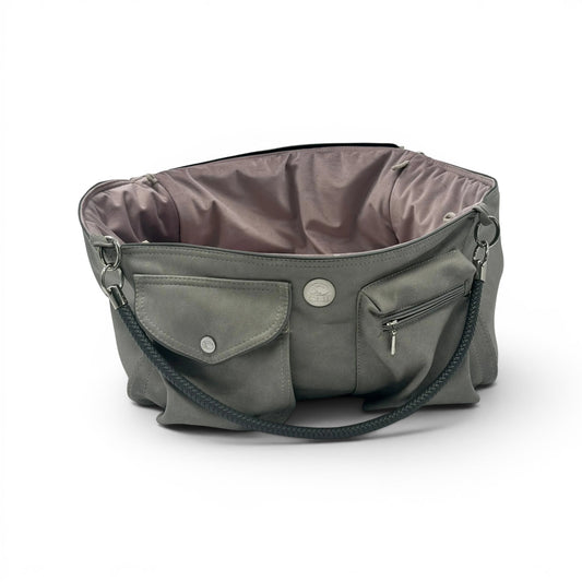 Bolsa de viaje para perros Weekender [[ platin grey - dusty rose ]]